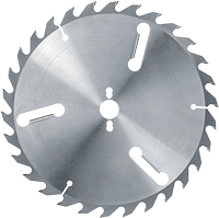 HW Vielblatt-Kreissägeblatt, ø 350x3.6/2.4x30mm, Z30 W+3, FLD140, CNL