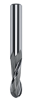 VHM Hohlkehlfräser R4, Z2, D=8mm, NL=32mm, GL=80mm, S=8mm, R
