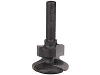 HW Griffmuldenoberfräser - Profil B, D=31mm, ND=15mm, SB=23mm, PT=8mm, GL=68mm, Z2+1, S=12mm, R