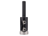 DP Bündigfräser mit Kugellager "Konstantin®-Mini" Z1+1 MAN, D=22mm, NL=29.9mm, GL=80.5mm, S=12mm, R