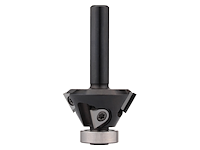 DP Fasefräser 45°, Z2+2, mit Kugellager "Konstantin®-Mini" MAN, D=16mm, NL=11.3mm, GL=63.6mm, S=12mm, R
