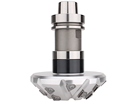DP Fasefräser 45° "Konstantin®" für CNC mit HSK Z4, D=131mm, SB=25mm, HD=12-24mm, BO=30mm, R