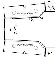 HW Profilmesser P1 zu WPL Doppelabplattfräser CNC (C210-2)