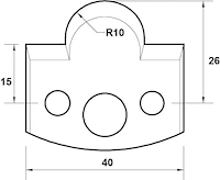 SP Profilmesser, 40mm, Nr. 014
