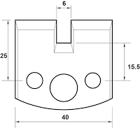 SP Profilmesser, 40mm, Nr. 017