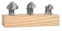 HS Senkbit-Set 90° Z3, GL=31mm, S=6.35mm