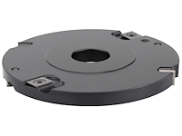 WPL Nutfräser Z2 V2+2 (CNC), D=125mm, SB=6mm, NT=29mm, BO=30mm, R