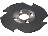 DP Lamellen Nutfräser, D=100mm, SB=3.95mm, NT=25mm, BO=22mm, Z4, R, auf Fräsdorn