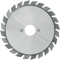 HW Vorritz-Kreissägeblatt zweiteilig, ø 180x4.4-5.6/3.2x45mm, Z20+20 W, Homag