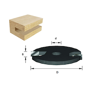 HW Nutsäge Z2, D=40mm, B=1.8mm, d=6mm