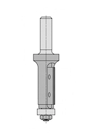 WPL Bündigfräser Z1, D=12mm, NL=25mm, GL=70mm, S=8mm