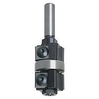 WPL Doppelbündigfräser Z2, D=22mm, NL=12-30mm, GL=70mm, S=8mm, R