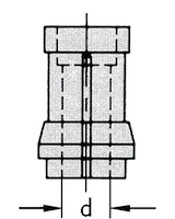 Spannzange, d=6mm