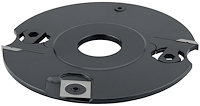 WPL Flachdübelnutfräser Z2 V1/1, D=100mm, B=3.96mm, NT=25mm, d=22mm, NL 4/4/36, R
