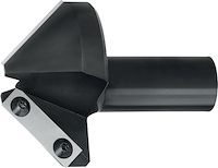 WPL Fasefräser Z2, 45°, D=74/18mm, NL=28mm, GL=95mm, S=25mm, R