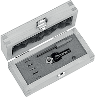 WPL Ziernutfräser Z1 - Set, D=17mm, NL=8.3mm, GL=67mm, A=27mm, S=10mm, R