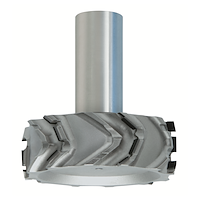 DP Schaftfräser GIGASPEED-Particle Z3, D=80mm, NL=25mm, GL=85mm, S=25mm, R