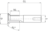 DP Profilfräser Z2, D=30mm, NL=19mm, GL=92mm, S=20mm, L