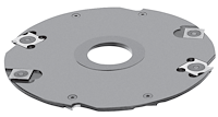 WPL Nutfräser, D=125mm, SB=4mm, NT=37mm, BO=30mm, Z4, V2+2, R