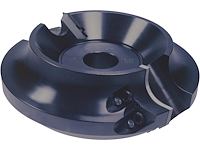 WPL Abrund-/Viertelstabfräser "R21-R25" Typ O, D=175mm, SB=56mm, BO=30mm, Z2