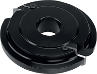 WPL Abrund-/Viertelstabfräser TOPCUT "R3-R10", D=120mm, SB=20mm, BO=30(-40)mm, Z2