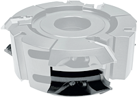 WPL Abrund- und Fasefräser unten, D=161mm, SB=24.5mm, BO=40mm, Z3