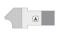 WPL Abrund- und Fasefräser R2-R5, Typ A, D=113mm, SB=16mm, BO=30mm, Z2
