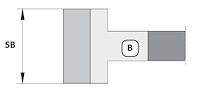 WPL Fügefräser R2-R5, Typ B, D=100mm, SB=30mm, BO=30mm, Z2