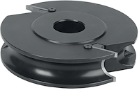WPL Halbstabfräser, D=142mm, SB=40mm, BO=30(-50)mm, Z2, R12.5-15
