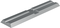 HW Mini-Wendeplatte 30x5.5x1.1mm, mit Rücken- und Quernut, KCR08
