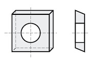 HW Wendeplatte - System OERTLI, 12x8x1.5mm, KMG18