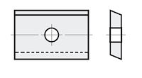 HW Wendeplatte - System OERTLI, 20x8x1.5mm, KMG18