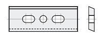 HW Wendeplatte - System OERTLI, 32x8x1.5mm, KMG18
