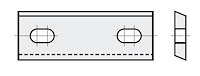 HW Wendeplatte - System OERTLI, 40x8x1.5mm, KMG18