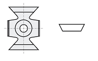 HW Wendekantenmesser - System OPPOLD, 16x22x5mm, 45°, CTOPP10