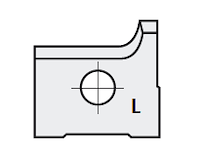 HW Radius-Wechselmesser, 15x14.5x2mm, R2, L