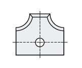 HW Doppel - Radius - Wendeplatte, 16x17.5x2mm, R5