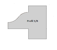 HW Profilmesser zu Konterprofilfräser 1/B
