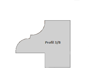 HW Profilmesser zu Konterprofilfräser 3/B