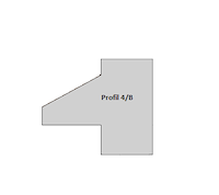 HW Profilmesser zu Konterprofilfräser 4/B