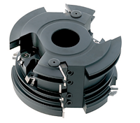 WPL Profilfräsersatz für Innentüren und Einfachfalz, D=170mm, SB=81.3mm, BO=30(-50)mm, Z2+2+2, R3