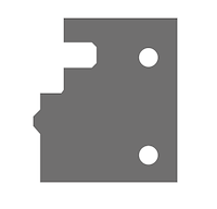 HW Profilmesser für Innentüren, 35x27.4x2mm
