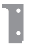 HW Profilmesser für Türenüberschläge, 35x19.5x2mm, R3