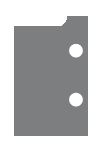 HW Profilmesser für Türenüberschläge, 35x29x2mm, R2