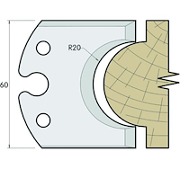 SP Profilmesser, 60mm, Nr. 616