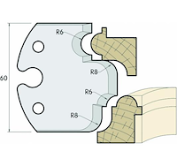 HS Profilmesser, 60mm, Nr. 606
