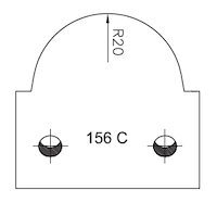 SP Profilmesser SATURN, 48mm, Nr. 156C