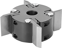 Profilrillenmesserkopf MEC, D=122mm, SB=60mm, BO=30(-40)mm, Z4