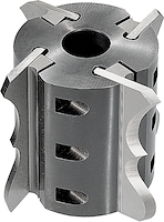 Profilrillenmesserkopf MEC, D=137mm, SB=100mm, BO=50mm, Z4