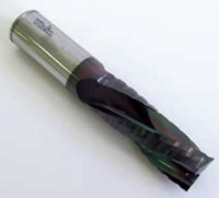 VHM Schrupp-Schlichtfräser Z2 "DLC", D=10mm, NL=35mm, GL=80mm, S=10mm, LL, pos.